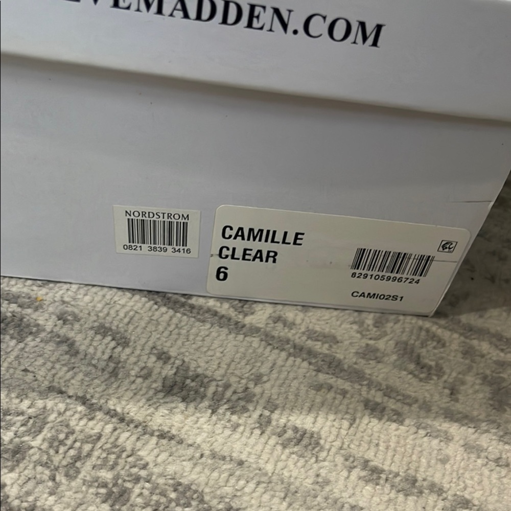 Steve Madden Clear Strap Heels